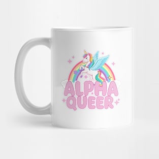 Alpha Queer Unicorn Pride Mug